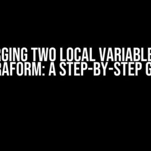 Merging Two Local Variables in Terraform: A Step-by-Step Guide